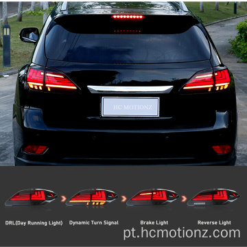 HCMOTIONZ LEXUS RX350 2009-2015 Luzes traseiras LED